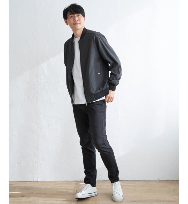 ikka「【撥水】Teflonストレッチブルゾン」|ブルゾン・スタジャン|
