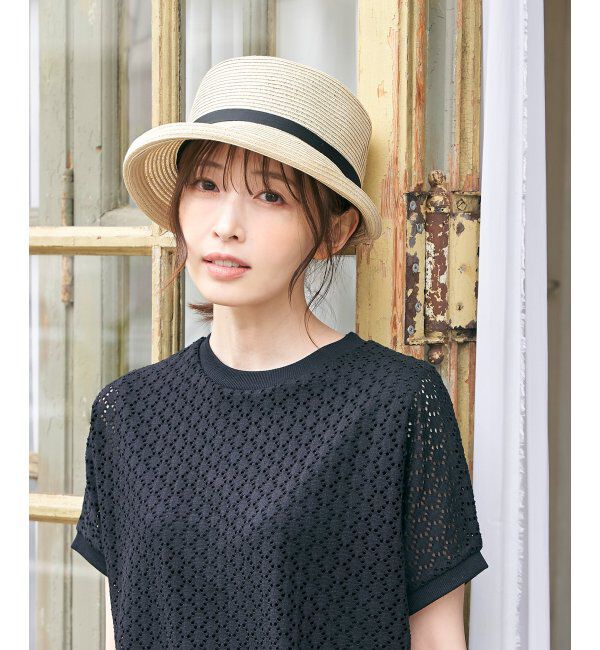 ikka「雑材ブリムアップハット」|その他|