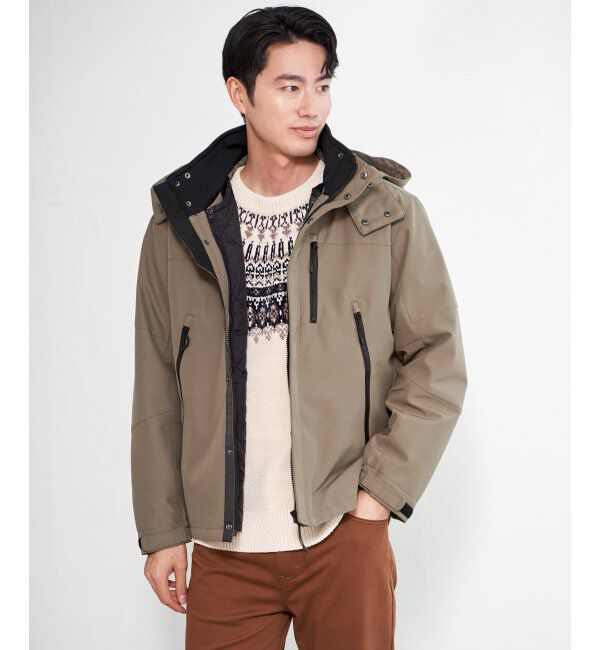 ikka「【撥水】sorona(R) 3WAYマウンテンパーカー」|その他|