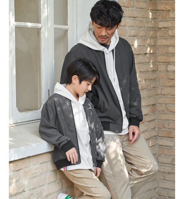 ikka kids「【親子コーデ】リネンライクブルゾン（110~160cm）」|その他|