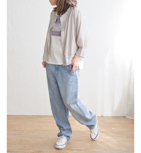 Lbc with Life「シアースナップカーディガン」|カーディガン|