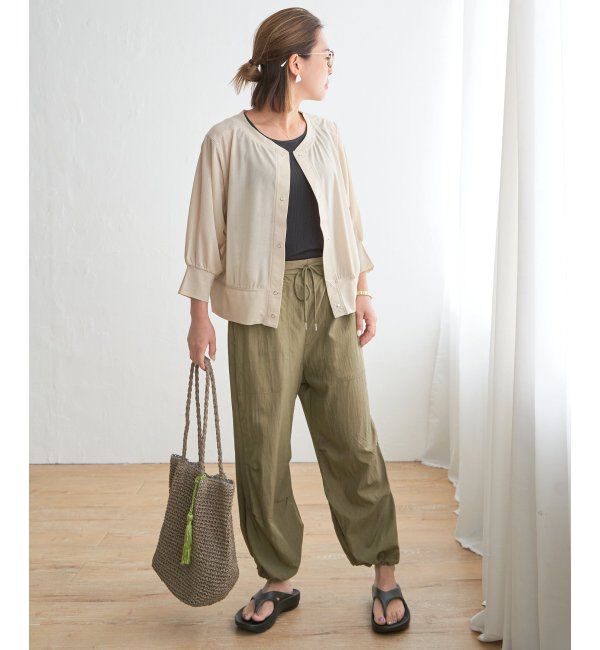 Lbc with Life「シアースナップカーディガン」|カーディガン|