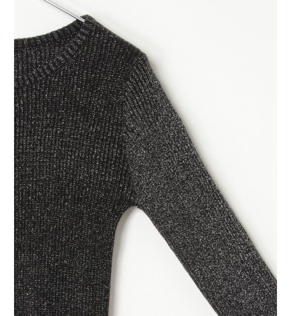 VENCE share style「ラメリブ指あきクルーネックプルオーバー」|タンクトップ|