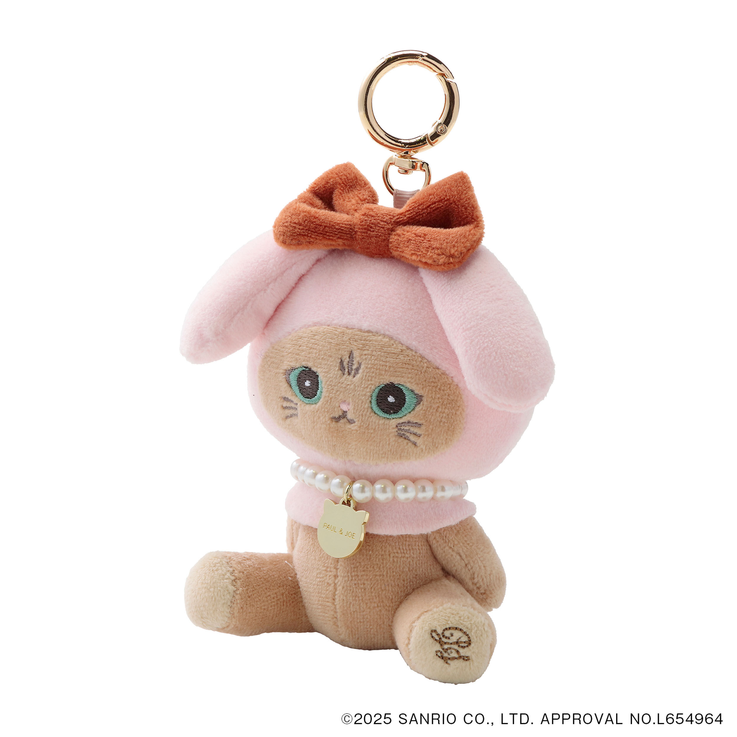 PAUL&JOE「マスコットキーリング／ポール＆ジョーｘマイメロディ」|チャーム・キーホルダー|ブラウン