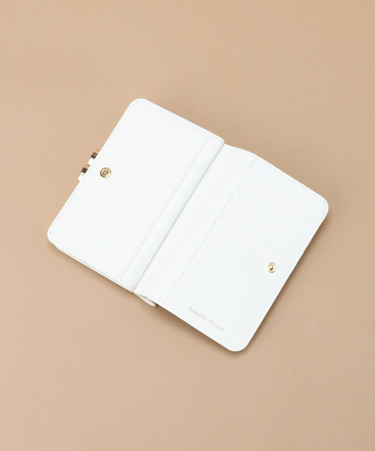 Samantha Thavasa「シンプルバイカラー口金折財布」|財布|