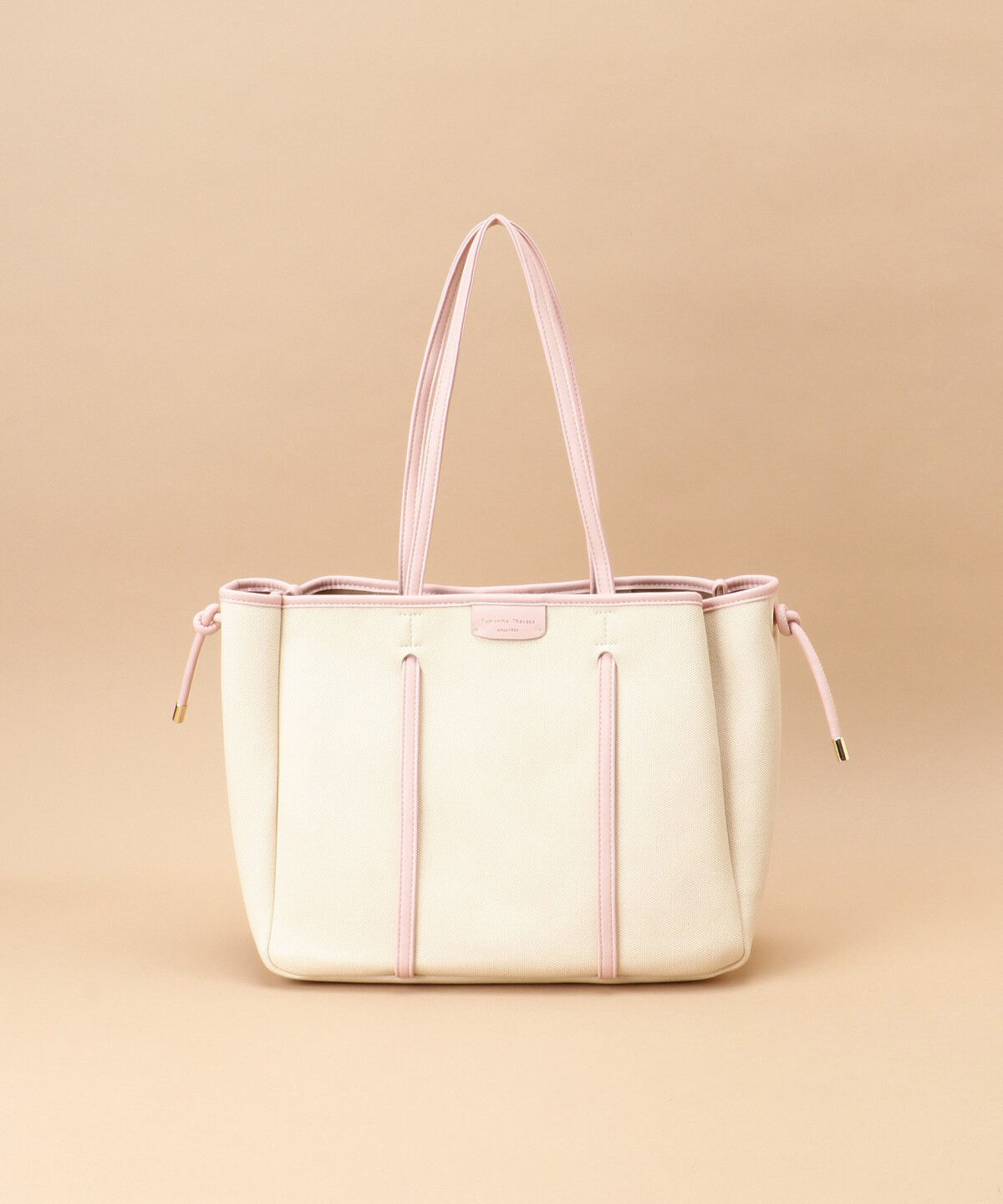 Samantha Thavasa「キャンバスデザイン 合皮トートバッグ 大サイズ」|トートバッグ|ピンク