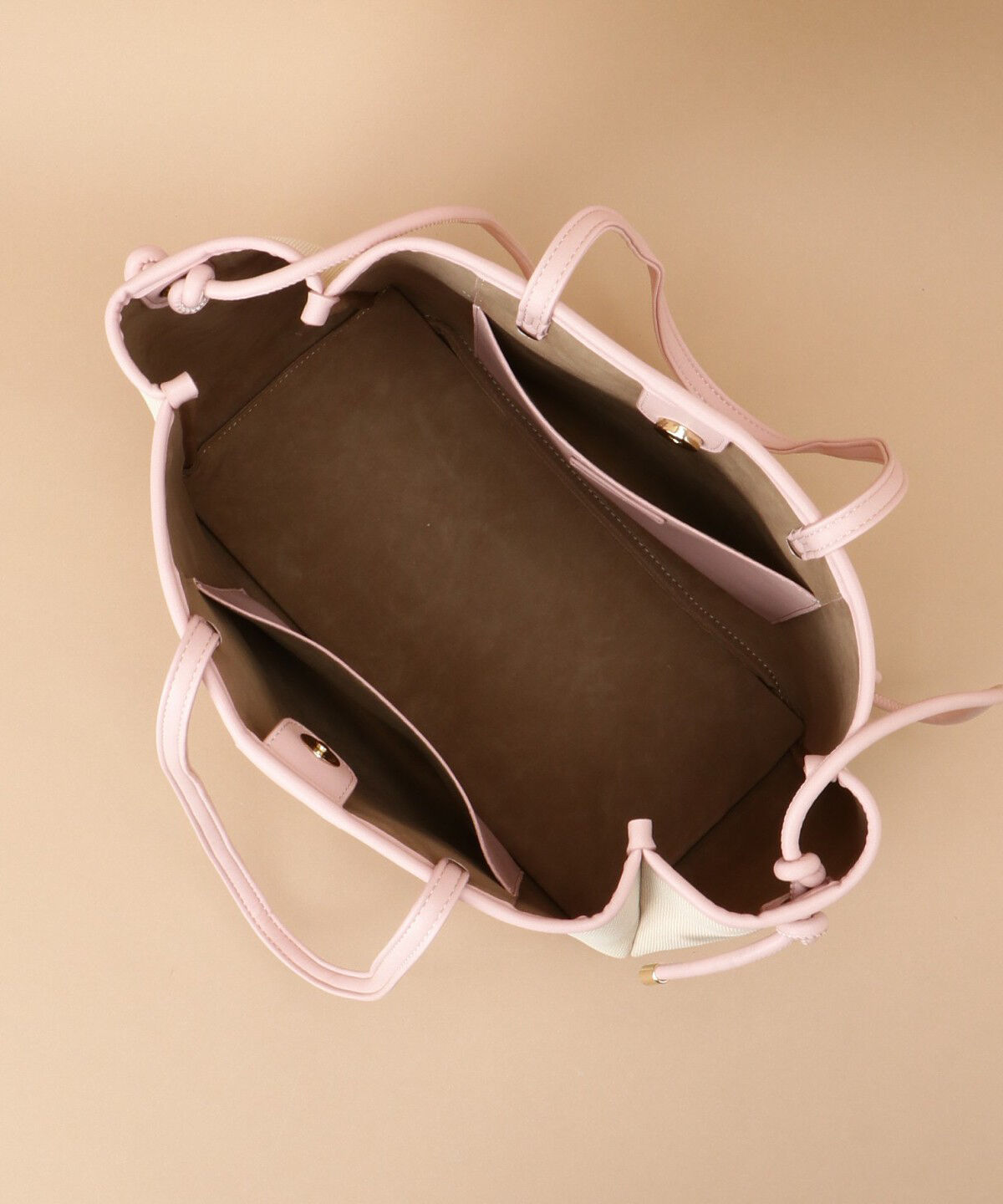 Samantha Thavasa「キャンバスデザイン 合皮トートバッグ 大サイズ」|トートバッグ|