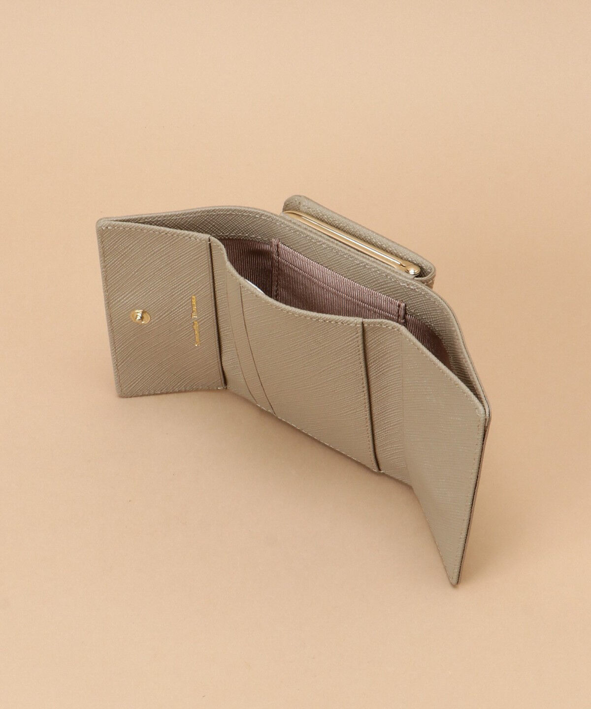 Samantha Thavasa「Pomme d'espoir ポムディスポワール ワンカラー三つ折り口金財布」|財布|