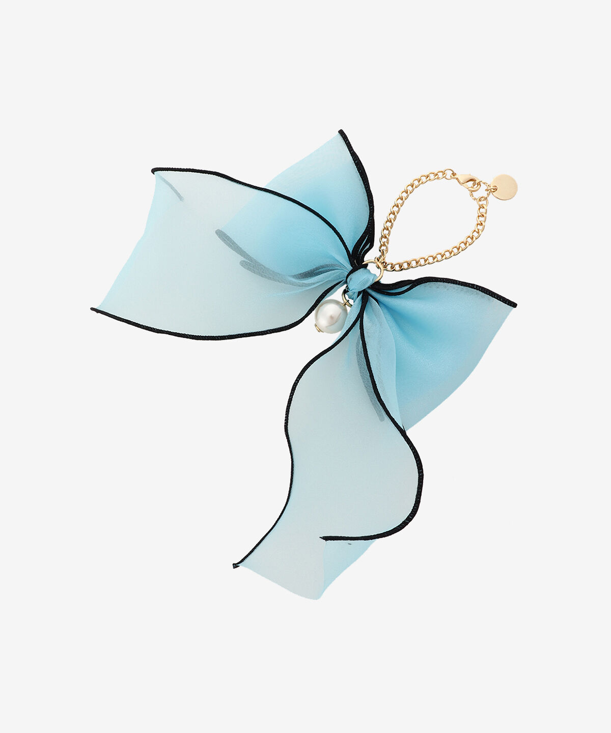 Samantha Vega「オーガンジーリボンチャーム（ブラック）」|チャーム・キーホルダー|