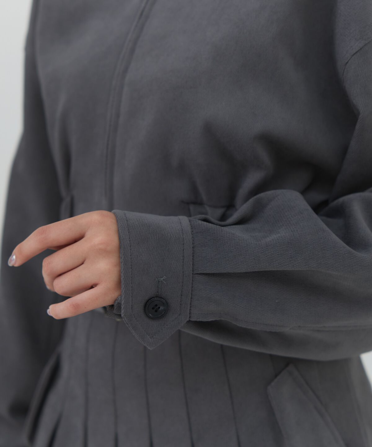 REDYAZEL「フロントジップショートブルゾン」|ブルゾン・スタジャン|