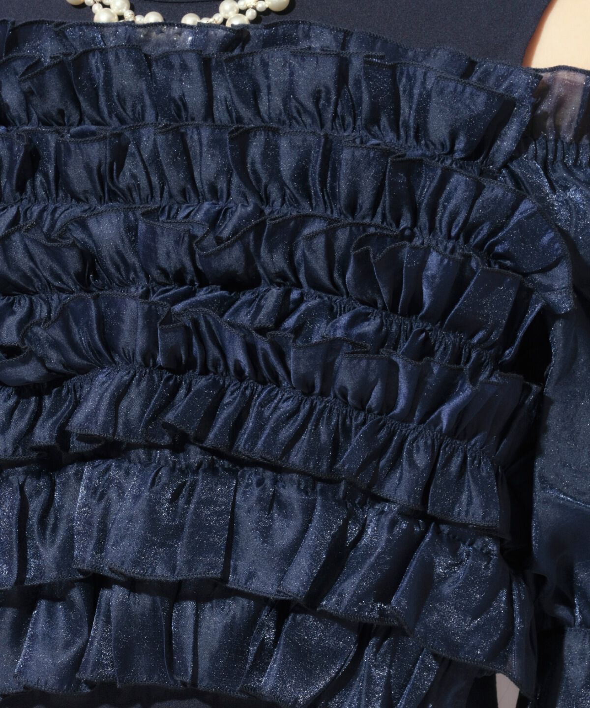 WILLSELECTION「オフショル袖ボリュームドレス」|ドレス|