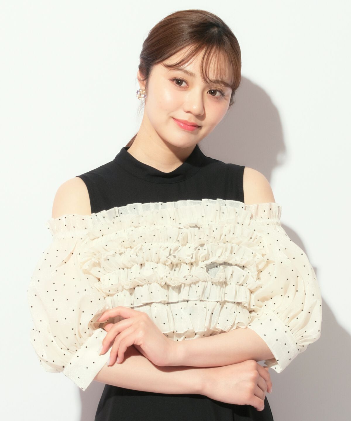 WILLSELECTION「オフショル袖ボリュームドレス」|ドレス|