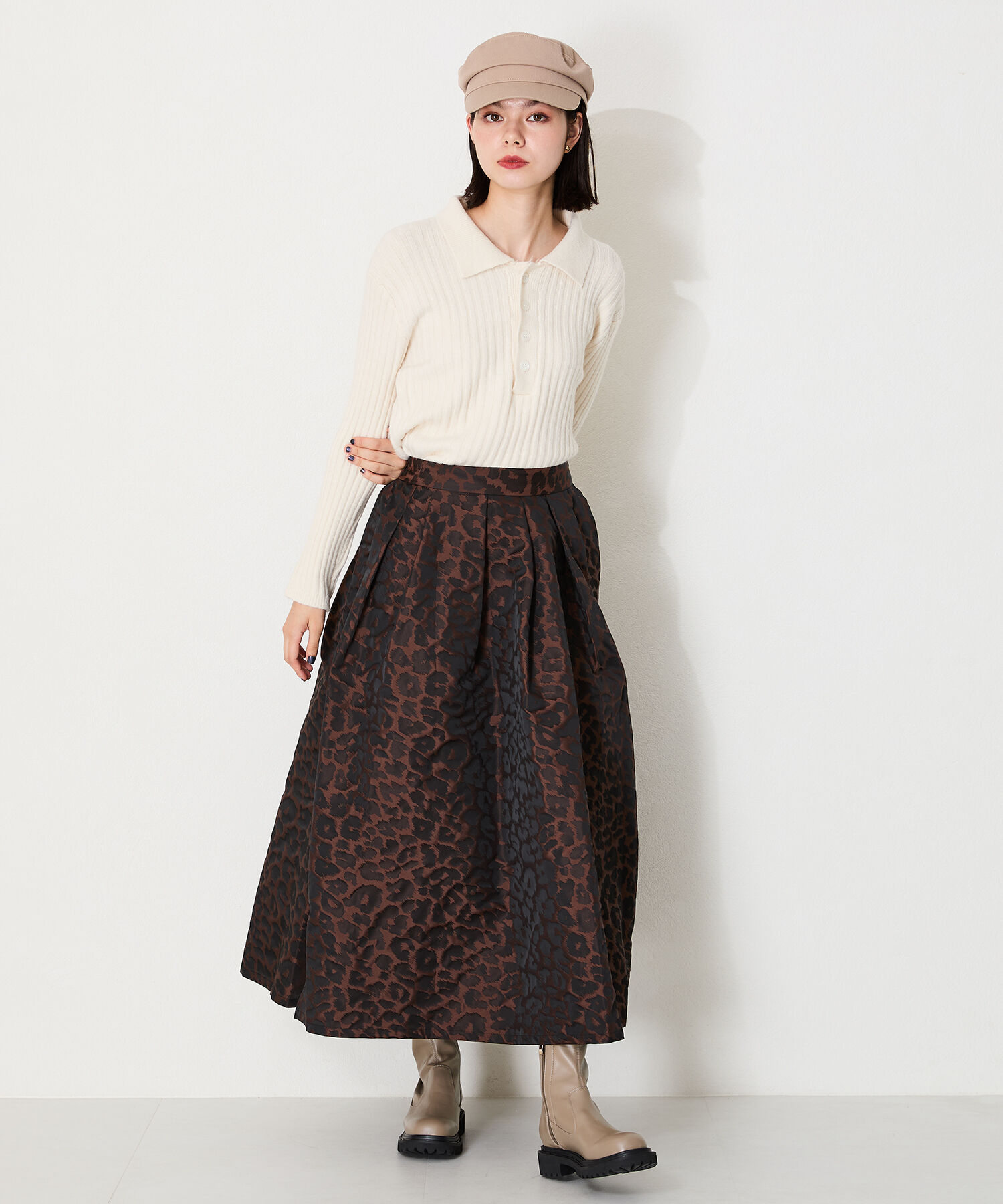 ORiental TRaffic「タンクソールストレッチブーツ/31414」|ショートブーツ|