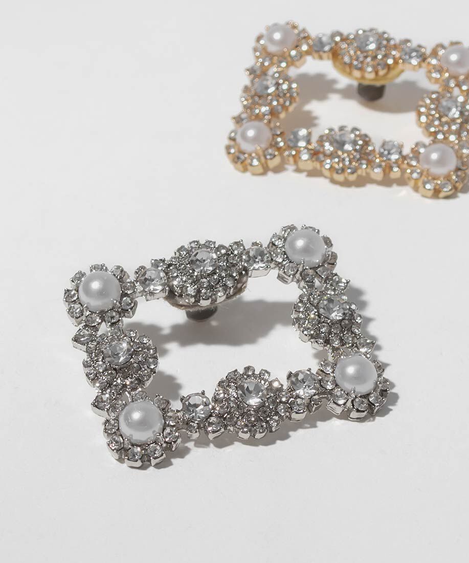  「ビジュー&times;パールシューズクリップ」|その他|