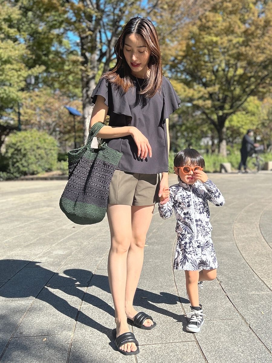 ALBOVE「UVカット無地Tシャツブラ水着/トップス」|ビキニ|