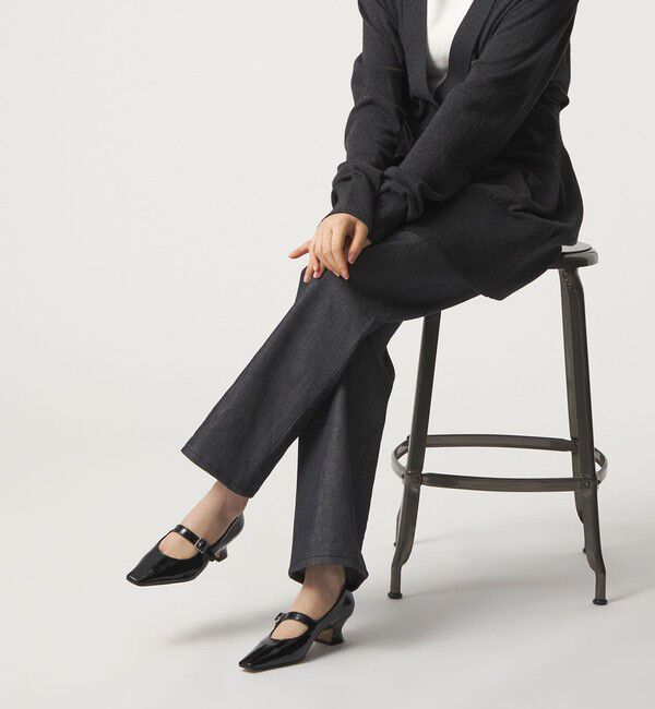 ODETTE E ODILE「スクエアソフトワンベルト パンプス45&darr;&uarr;」|パンプス|