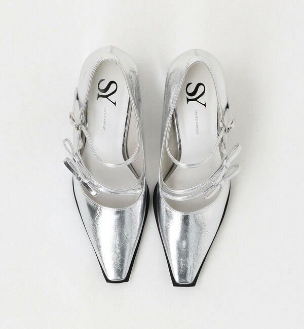 ODETTE E ODILE「＜SY＞ダブルリボン スクエア パンプス60&uarr;」|パンプス|