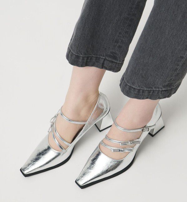 ODETTE E ODILE「＜SY＞ダブルリボン スクエア パンプス60&uarr;」|パンプス|