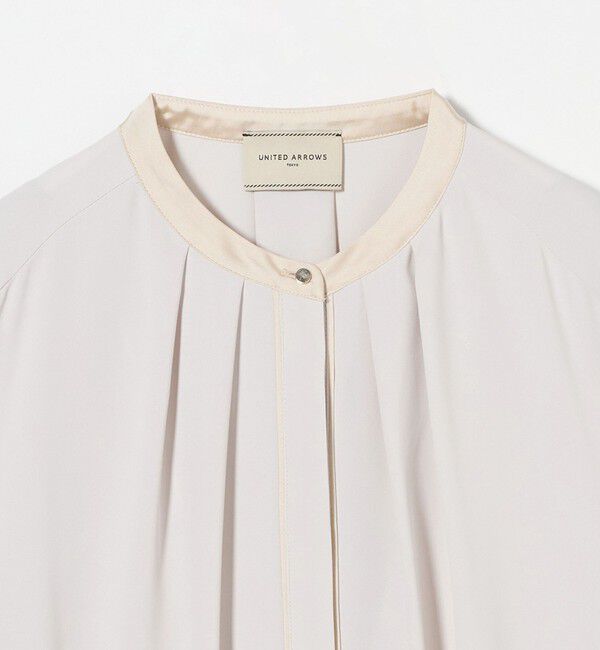 UNITED ARROWS「バイカラーパイピング ショートスリーブ ブラウス」|シャツ・ブラウス|