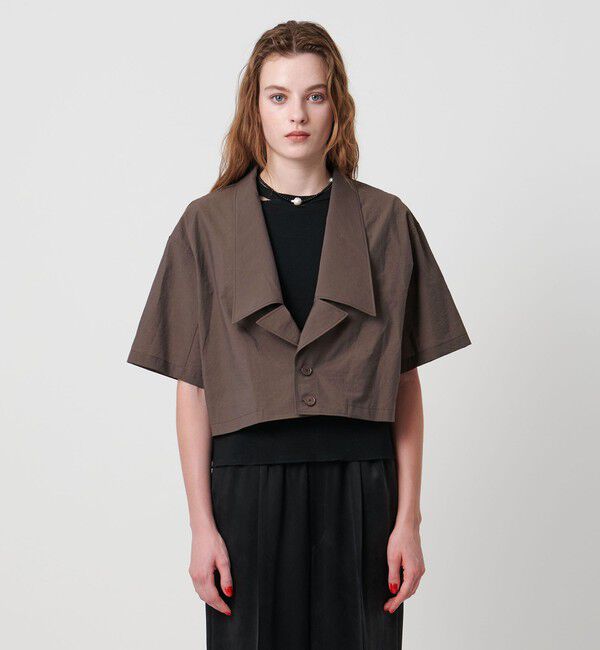 ASTRAET「＜ASTRAET＞ラペル ショートスリーブシャツ2」|シャツ・ブラウス|