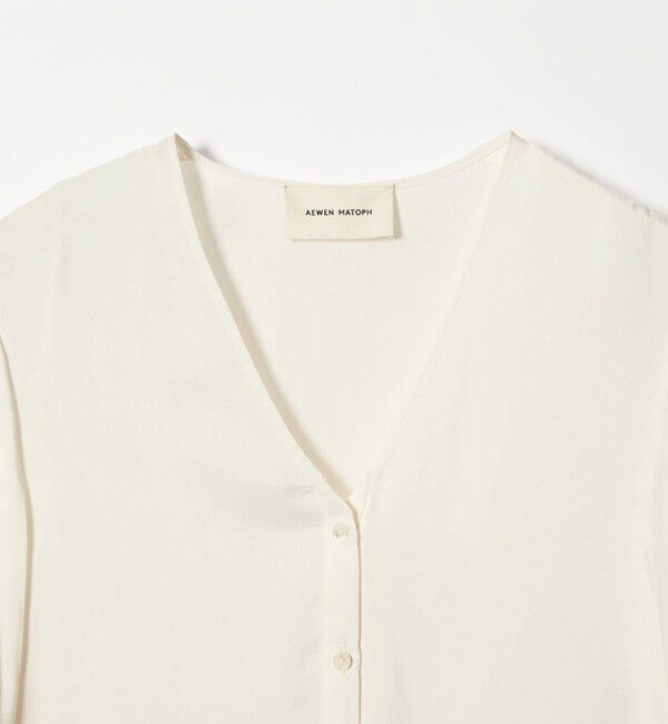 AEWEN MATOPH「＜AEWEN MATOPH＞フレアVネックシャツワンピース」|ワンピース|