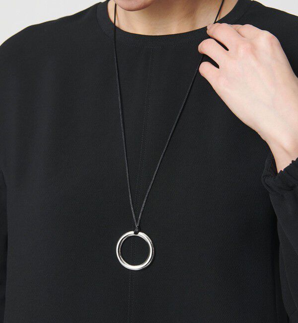 UNITED ARROWS「リング コードネックレス」|ネックレス|SILVER