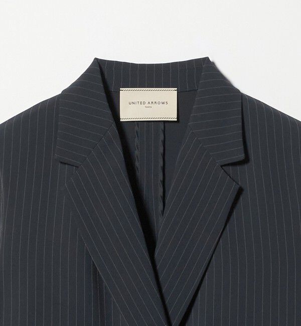 UNITED ARROWS「Drapy ピンストライプ テーラード ミドル ベスト」|ベスト・ジレ|