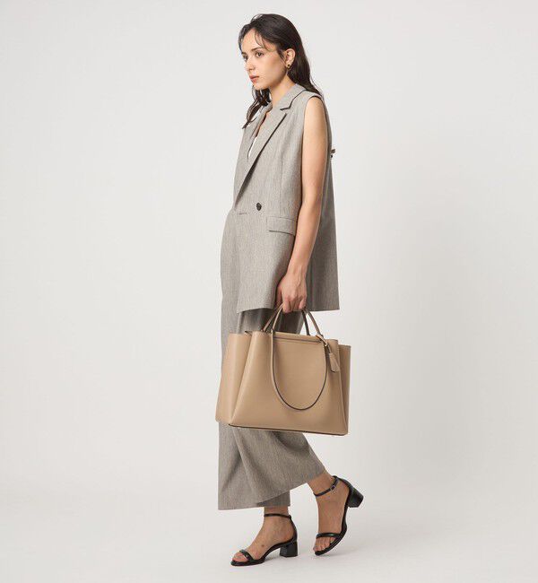 UNITED ARROWS green label relaxing「【WEB限定】NEW ダブルハンドルトートバッグ / A4 / 通勤 / PCバッグ付き」|ショルダー・メッセンジャー|