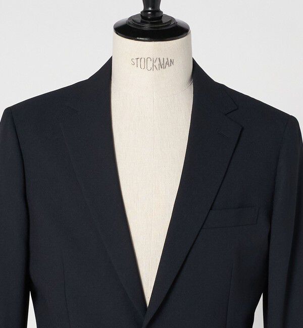 UNITED ARROWS green label relaxing「A+ ポリエステル シャークスキン 2B スタンダード セットアップ ジャケット -ウォッシャブル・ストレッチ-」|テーラードジャケット|