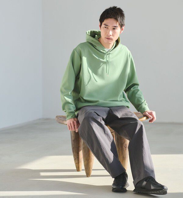 UNITED ARROWS green label relaxing「アムンゼン ツイル フーディ パーカー -UVカット・吸水速乾・抗菌-」|パーカー|