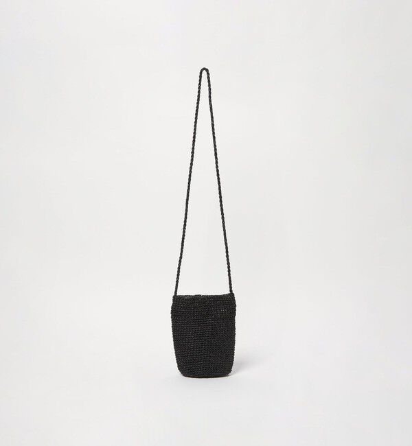 UNITED ARROWS green label relaxing「メタリックヤーン ポシェット / ショルダーバッグ」|ショルダー・メッセンジャー|BLACK