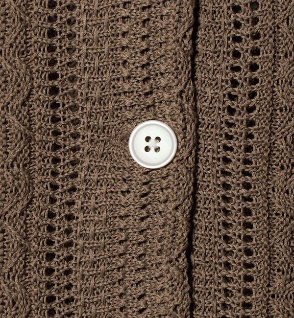 UNITED ARROWS green label relaxing「メッシュ ポロカーディガン ウォッシャブル」|カーディガン|