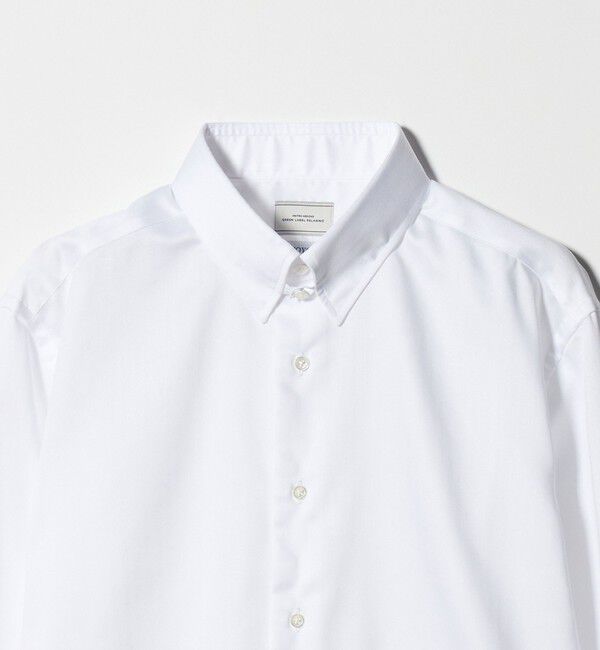 UNITED ARROWS green label relaxing「MADE BY HITOYOSHI ヘリンボーン タブカラー ドレスシャツ」|シャツ・ブラウス|