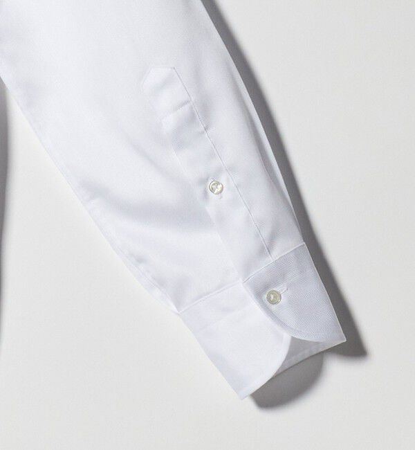 UNITED ARROWS green label relaxing「MADE BY HITOYOSHI ヘリンボーン タブカラー ドレスシャツ」|シャツ・ブラウス|
