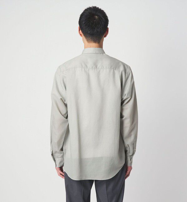 UNITED ARROWS green label relaxing「ラミー ミックス ジャストルーズ 長袖 シャツ」|シャツ・ブラウス|