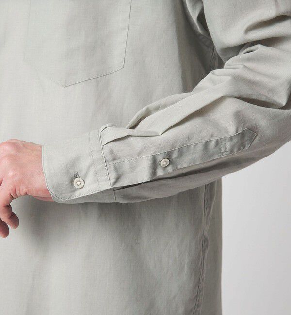 UNITED ARROWS green label relaxing「ラミー ミックス ジャストルーズ 長袖 シャツ」|シャツ・ブラウス|