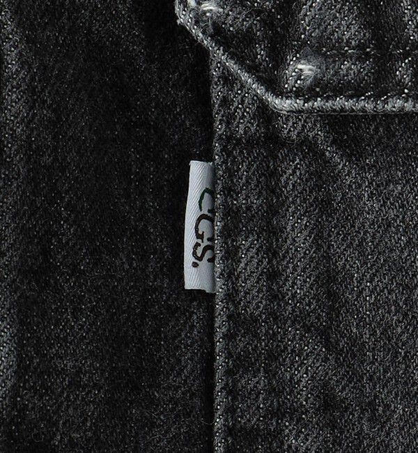 California General Store「＜CGS.＞ オーガニック コットン ブラック デニム HMD Gジャケット」|ブルゾン・スタジャン|