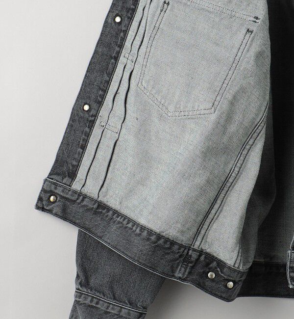 California General Store「＜CGS.＞ オーガニック コットン ブラック デニム HMD Gジャケット」|ブルゾン・スタジャン|