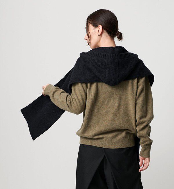 BEAUTY&YOUTH UNITED ARROWS「ニット フード マフラー」|マフラー|