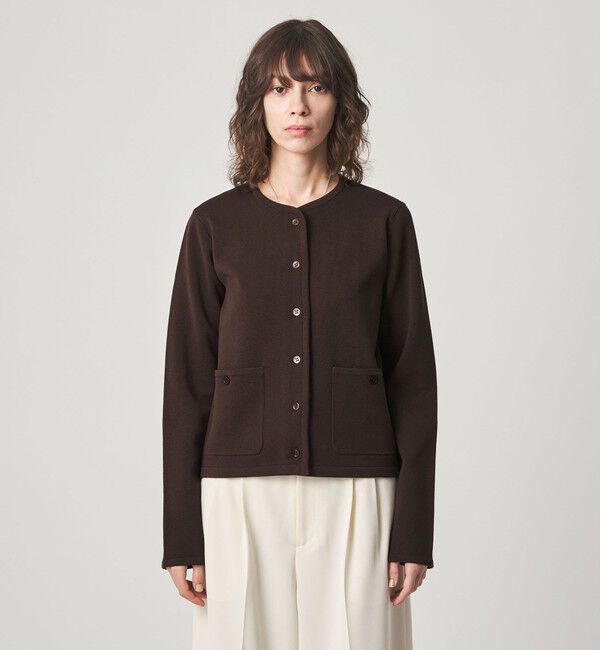 STEVEN ALAN「＜Steven Alan＞ミラノリブ ショートカーディガン」|カーディガン|