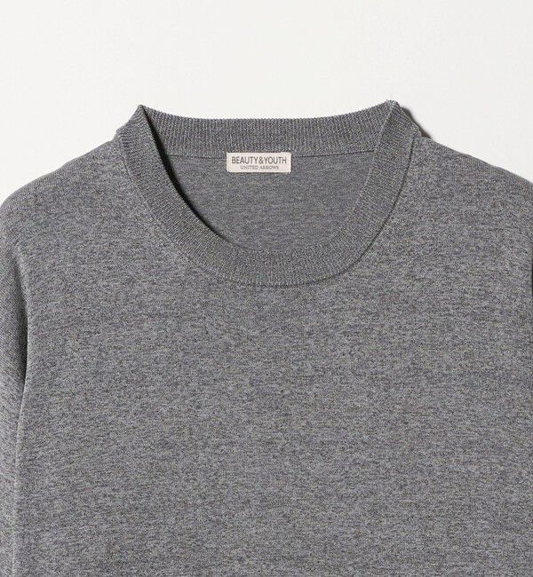BEAUTY&YOUTH UNITED ARROWS「フュージョン カラー ロングスリーブ ニットT」|ニット・セーター|
