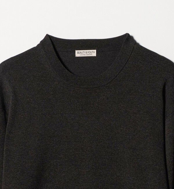 BEAUTY&YOUTH UNITED ARROWS「フュージョン カラー ロングスリーブ ニットT」|ニット・セーター|