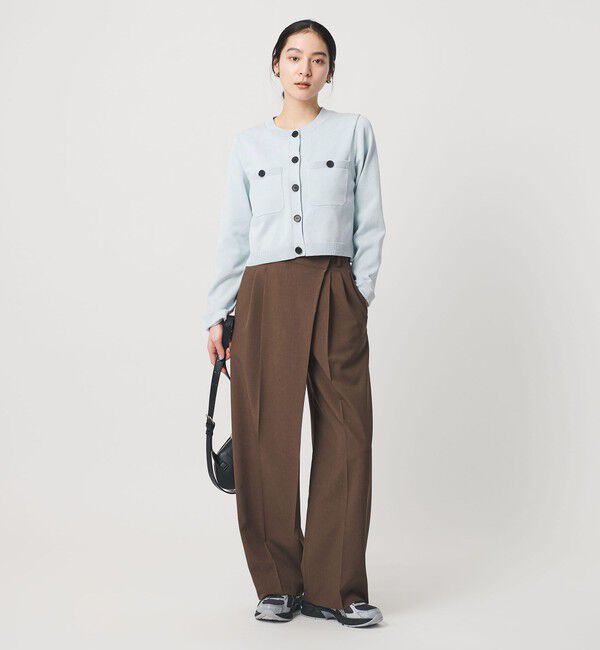 BEAUTY&YOUTH UNITED ARROWS「ポケット コンパクト カーディガン ウォッシャブル」|カーディガン|LT.BLUE