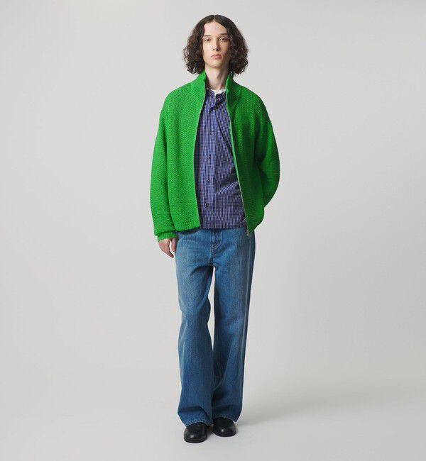 MONKEY TIME「ネップ デニム バギー パンツ」|チノ|