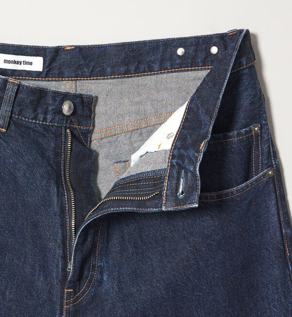 MONKEY TIME「デニム ルーズ ポケット バギー パンツ」|チノ|