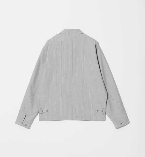 STEVEN ALAN「＜Steven Alan＞ C/PE マイクロチェック ワーク ブルゾン」|ブルゾン・スタジャン|