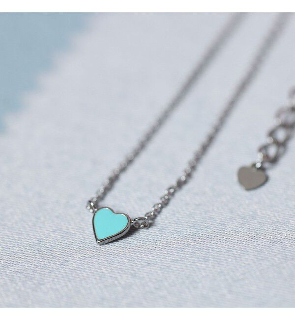 Ray BEAMS 「プチ エポハート ネックレス」|ネックレス|MINT_BLUE
