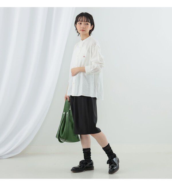 Ray BEAMS 「【別注】DANTON / ノーカラー シャツ」|シャツ・ブラウス|