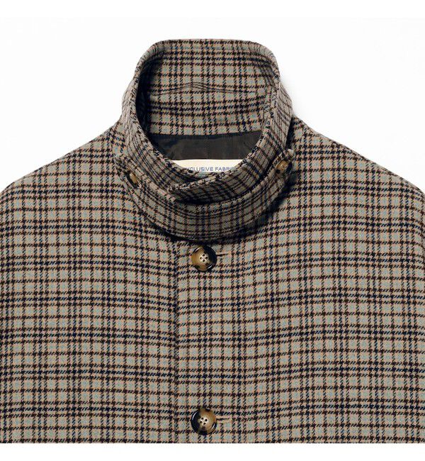 BEAMSBOY「ガンクラブ チェック コート」|ダッフルコート|