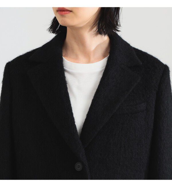 Demi-Luxe BEAMS 「モヘヤループ シャギー ジャケット」|ダッフルコート|